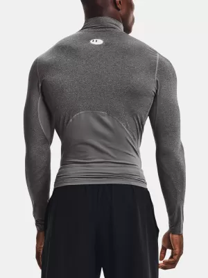 Tricou pentru bărbați UNDER ARMOUR HG ARMOUR COMP MOCK LS 1369606-090 GRI