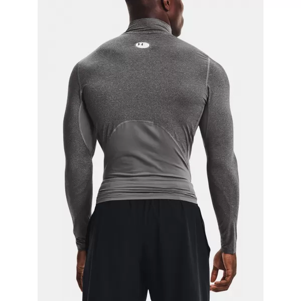  Tricou pentru bărbați UNDER ARMOUR HG ARMOUR COMP MOCK LS 1369606-090 GRI 