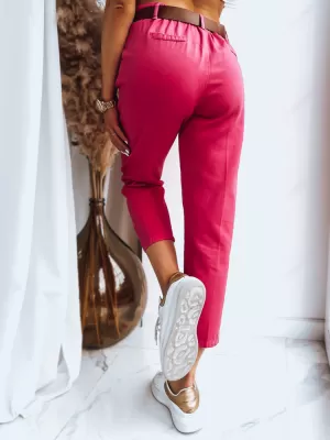Pantalonii pentru doamne DSTREET ME BELLA UY1410 FUCSIE