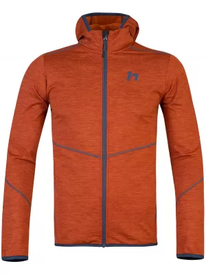 Hanorac pentru bărbați HANNAH DAMAR HOODY MEL PORTOCALIU ARS