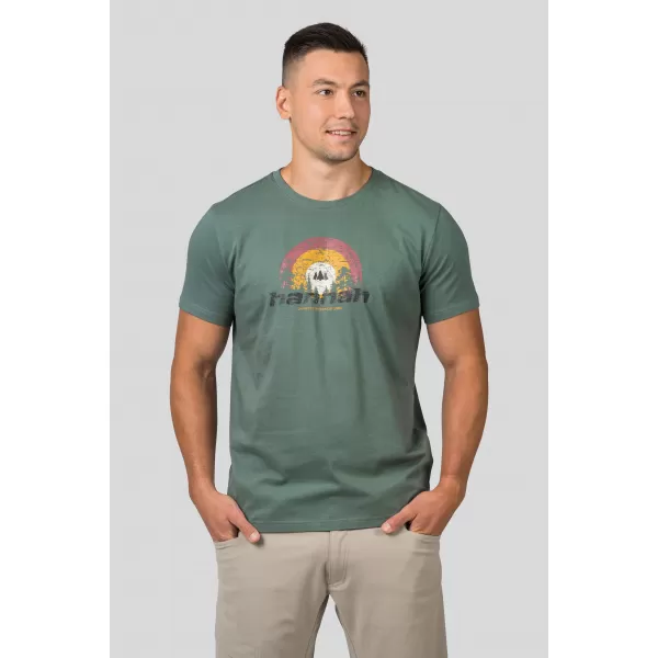  Tricou pentru bărbați HANNAH SKATCH PĂDURE ÎNTUNECATĂ 