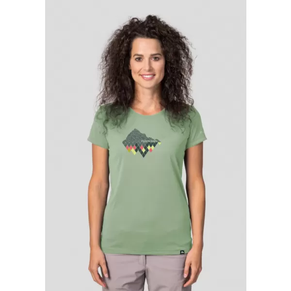  Tricou de damă HANNAH CORDY VERDE FUM 