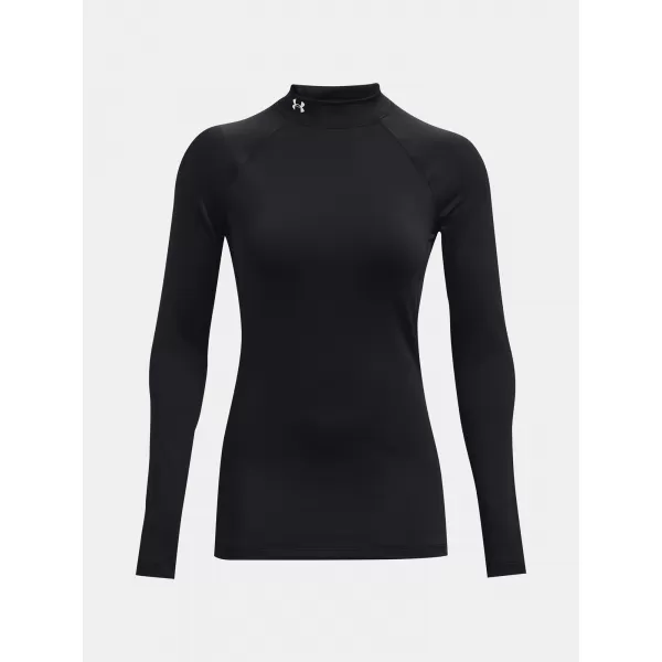 Tricou pentru femei UNDER ARMOUR UA CG AUTHENTICS MOCKNECK 1368702-001 NEGRU 
