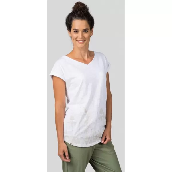  Tricou de damă HANNAH MARME ALB/GRI 
