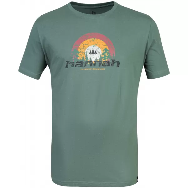  Tricou pentru bărbați HANNAH SKATCH PĂDURE ÎNTUNECATĂ 