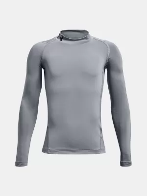 Tricou băieți UNDER ARMOUR UA HG ARMOUR MOCK LS 1369477-035 GRI