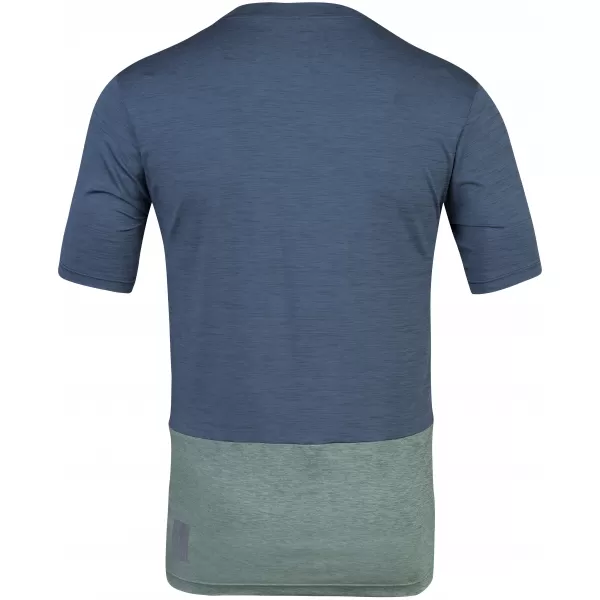  Tricou pentru bărbați HANNAH SANVI INDIA INK MEL/DARK FOREST MEL 