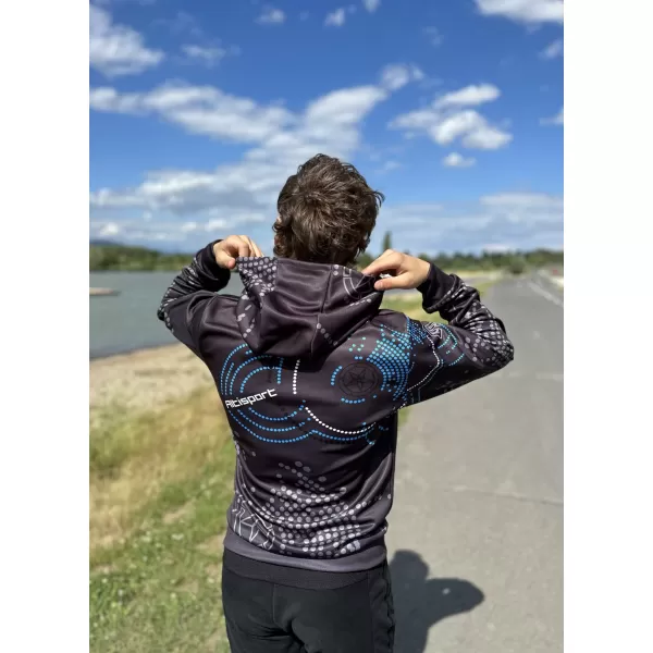  Hanorac premium pentru bărbați ALTISPORT SWE/ALM06S07 GRAFIT 