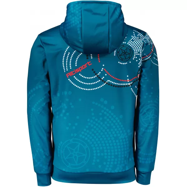  Hanorac premium pentru bărbați ALTISPORT SWE/ALM06S07 KEROSEN-ROSU 