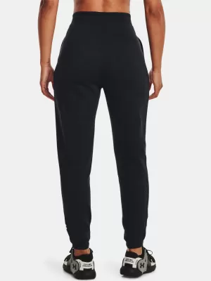 Pantaloni sport de damă UNDER ARMOUR ESSENTIAL SCRIPT PANT 1374105-001 NEGRU