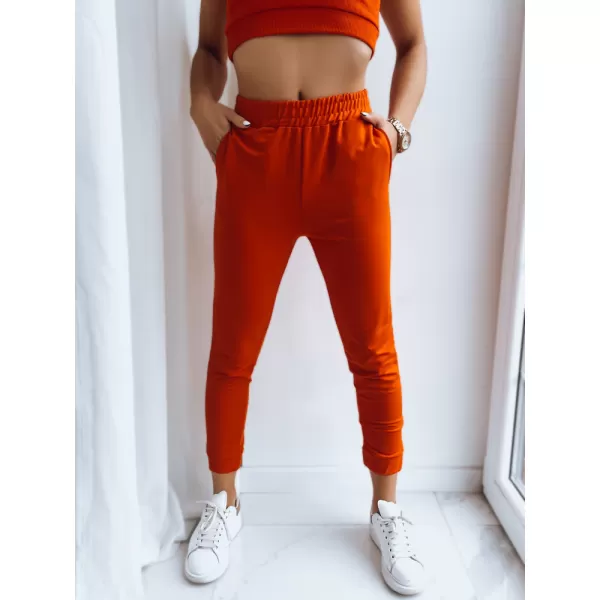  Pantalonii pentru doamne DSTREET MY HONEY UY1417 PORTOCALE 