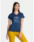 Tricou funcțional de damă KILPI MERIN-W TL0327KI ALBASTRU ÎNCHIS