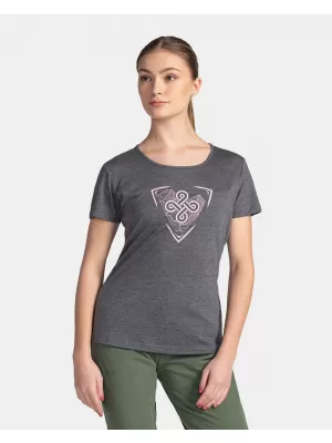 Tricou funcțional de damă KILPI GAROVE-W TL0316KI GRI ÎNCHIS