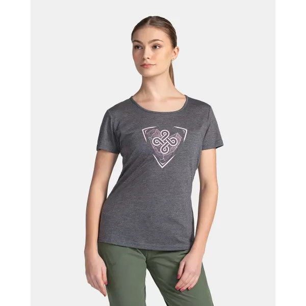  Tricou funcțional de damă KILPI GAROVE-W TL0316KI GRI ÎNCHIS 