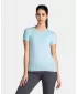 Tricou funcțional de damă KILPI AMELI-W TL0320KI ALBASTRU DESCHIS