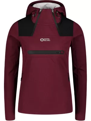 Jachetă softshell de damă NORDBLANC KANGAROO NBSSL7895 ROŞU