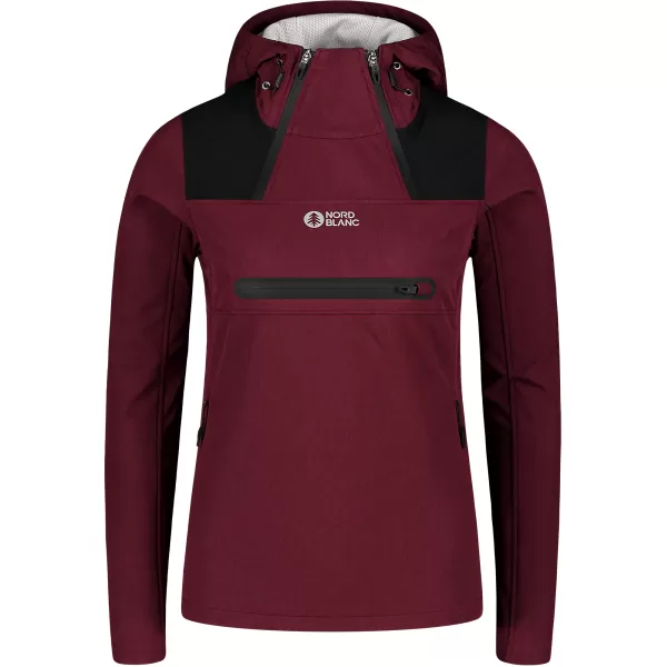  Jachetă softshell de damă NORDBLANC KANGAROO NBSSL7895 ROŞU 