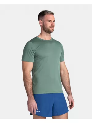 Tricou funcțional pentru bărbați KILPI DIMA-M TM0323KI VERDE ÎNCHIS