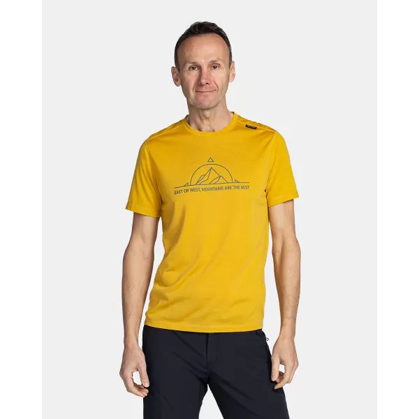  Tricou funcțional pentru bărbați KILPI MERIN-M TM0327KI DE AUR 
