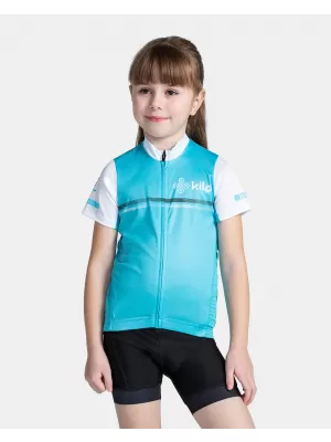 Tricou de ciclism pentru fete KILPI CORRIDOR-JG TJ0305KI ALBASTRU