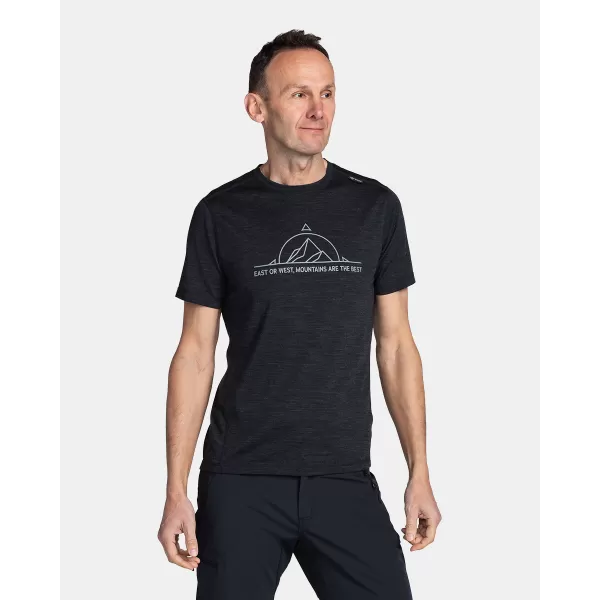  Tricou funcțional pentru bărbați KILPI MERIN-M TM0327KI GRI ÎNCHIS 