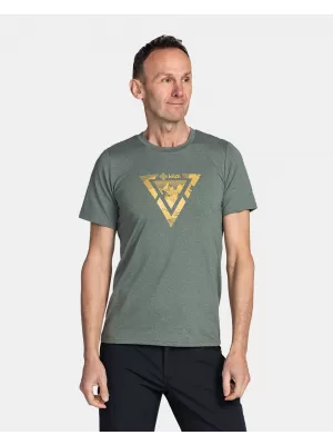 Tricou funcțional pentru bărbați KILPI LISMAIN-M TM0305KI VERDE ÎNCHIS