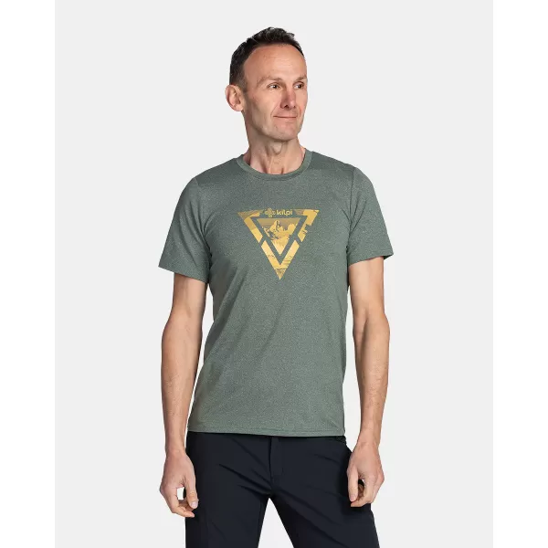  Tricou funcțional pentru bărbați KILPI LISMAIN-M TM0305KI VERDE ÎNCHIS 