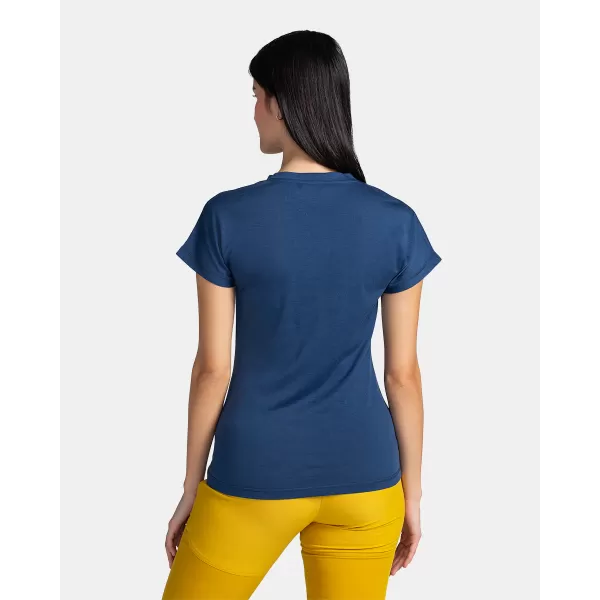  Tricou funcțional de damă KILPI MERIN-W TL0327KI ALBASTRU ÎNCHIS 