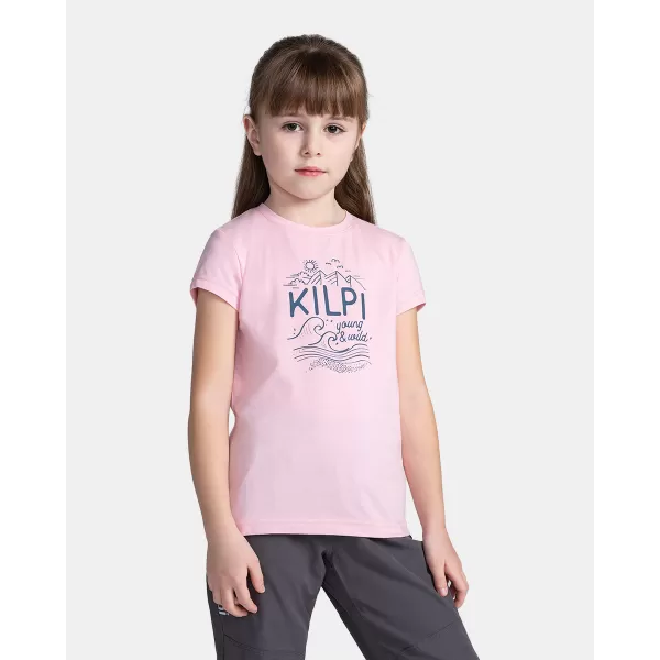  Tricou fetita KILPI MALGA-JG TJ0306KI ROZ DESCHIS 
