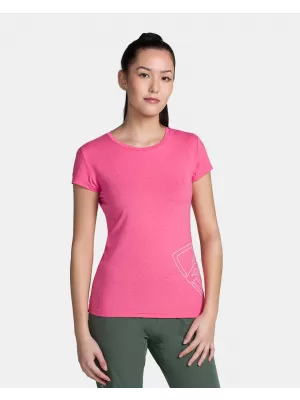 Tricou funcțional de damă KILPI LISMAIN-W TL0317KI ROZ