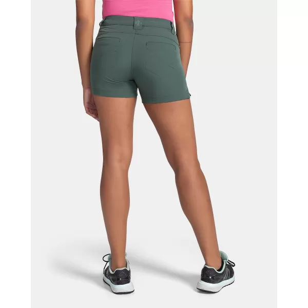 Pantaloni scurți de damă KILPI BREE-W TL0410KI VERDE ÎNCHIS 