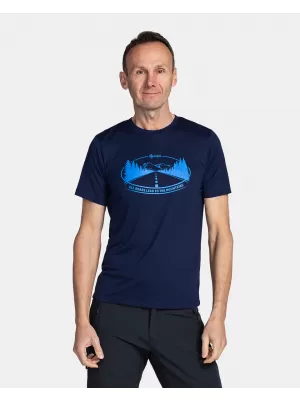 Tricou funcțional pentru bărbați KILPI GAROVE-M TM0306KI ALBASTRU ÎNCHIS