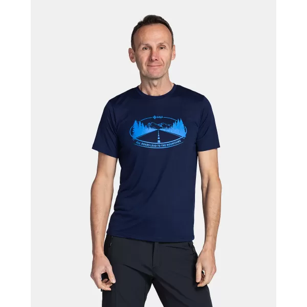  Tricou funcțional pentru bărbați KILPI GAROVE-M TM0306KI ALBASTRU ÎNCHIS 