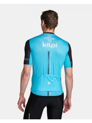 Tricou de ciclism pentru bărbați KILPI CORRIDOR-M TM0351KI ALBASTRU DESCHIS