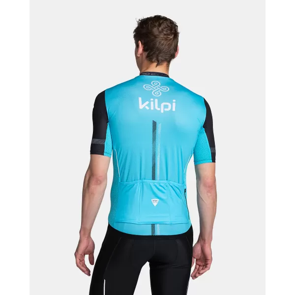  Tricou de ciclism pentru bărbați KILPI CORRIDOR-M TM0351KI ALBASTRU DESCHIS 