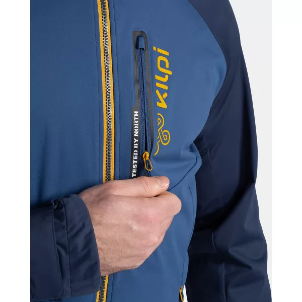  Jachetă softshell pentru bărbați KILPI BELTRA-M TM0107KI ALBASTRU ÎNCHIS 