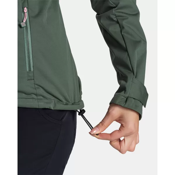  Jachetă softshell pentru femei KILPI BELTRA-W TL0107KI VERDE ÎNCHIS 