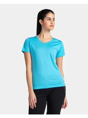Tricou funcțional de damă KILPI DIMA-W TL0321KI ALBASTRU