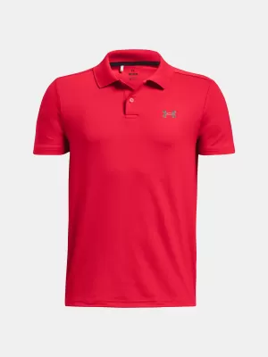 Tricou băieți UNDER ARMOUR UA PERFORMANCE POLO 1377346-600 ROŞU