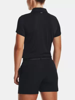Tricou pentru femei UNDER ARMOUR UA PLAYOFF SS POLO 1377335-001 NEGRU