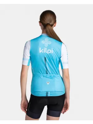 Tricou de ciclism pentru femei KILPI CORRIDOR-W TL0351KI ALBASTRU