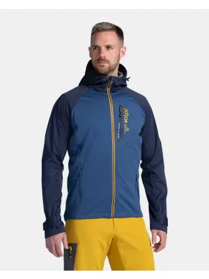 Jachetă softshell pentru bărbați KILPI BELTRA-M TM0107KI ALBASTRU ÎNCHIS