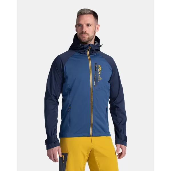  Jachetă softshell pentru bărbați KILPI BELTRA-M TM0107KI ALBASTRU ÎNCHIS 
