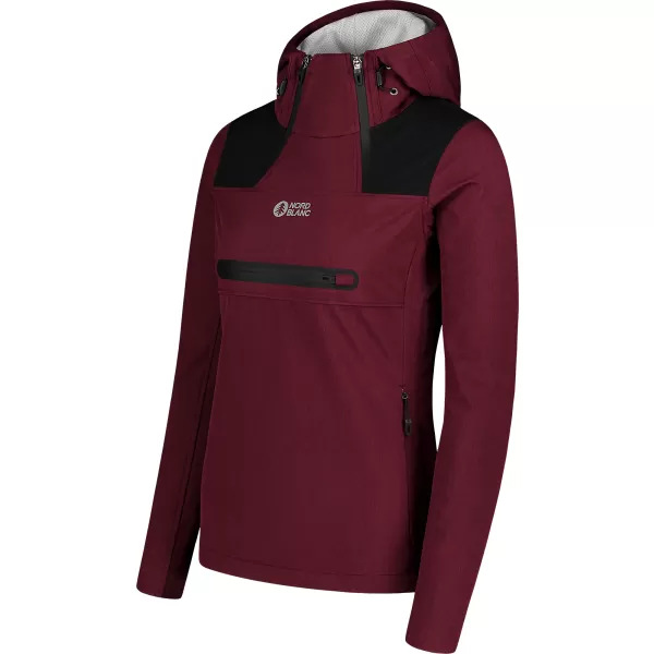  Jachetă softshell de damă NORDBLANC KANGAROO NBSSL7895 ROŞU 