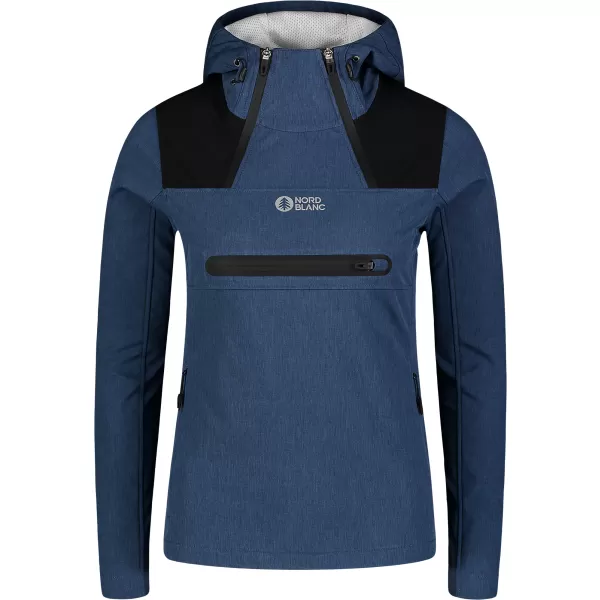  Jachetă softshell pentru femei NORDBLANC KANGAROO NBSSL7895 ALBASTRU 