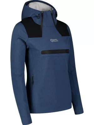 Jachetă softshell pentru femei NORDBLANC KANGAROO NBSSL7895 ALBASTRU