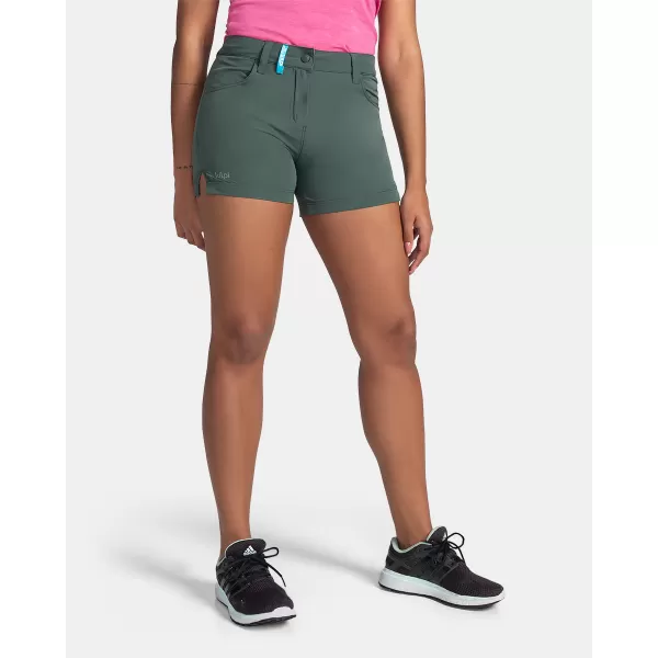  Pantaloni scurți de damă KILPI BREE-W TL0410KI VERDE ÎNCHIS 