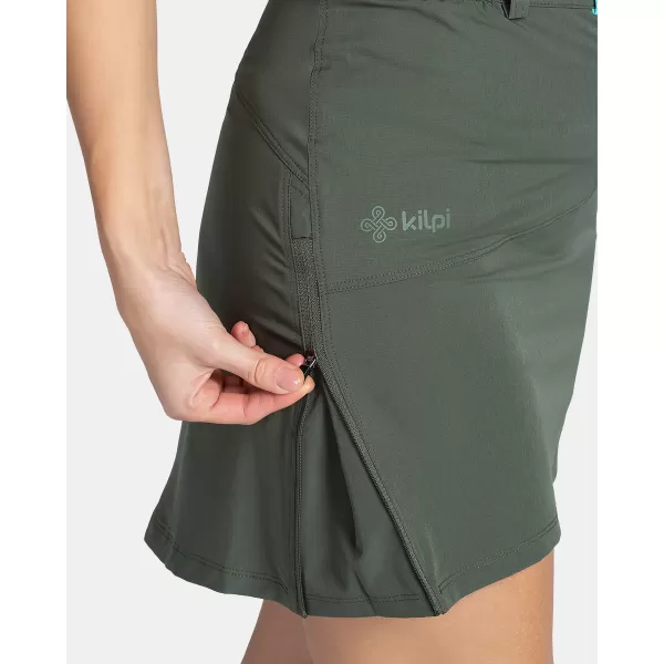  Fusta de dama KILPI ANA-W TL0419KI VERDE ÎNCHIS 