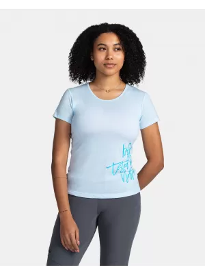Tricou funcțional de damă KILPI GAROVE-W TL0316KI ALBASTRU DESCHIS