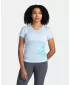 Tricou funcțional de damă KILPI GAROVE-W TL0316KI ALBASTRU DESCHIS